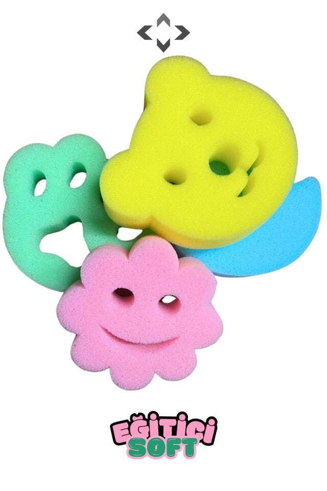 Babby Shim Eğitici Hassas Yıkama/temizlik Süngeri Dekoratif Yıkama Süngeri Bebek Çok Amaçlı Sünger