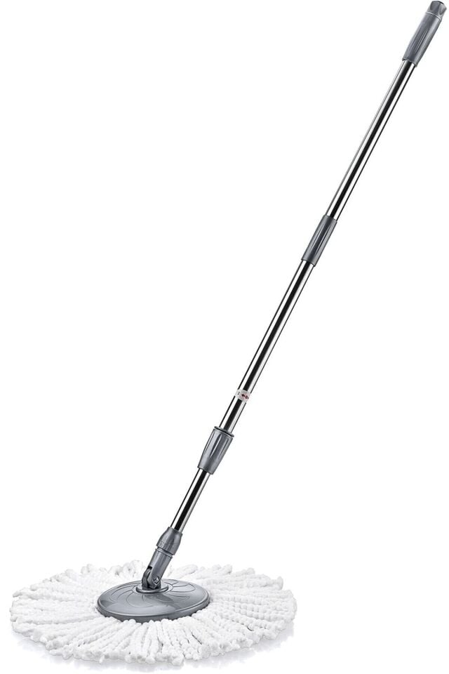 Cleanped Pedallı Spin Mop Temizlik Seti - Tek Kova 2 Sap -