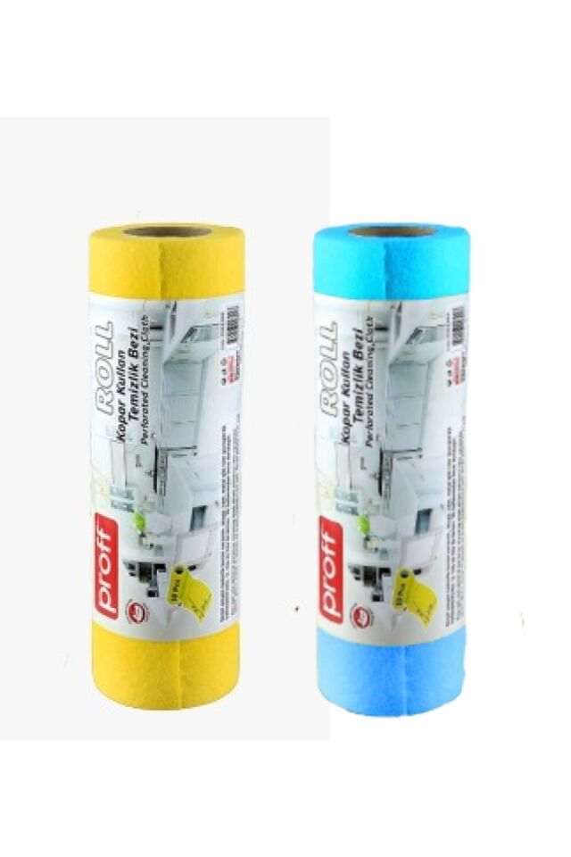 Roll Kopar - Kullan Temizlik Bezi 10 Parça (10 PCS) Standart Boy - 1 Adet -